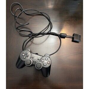 Sony DualShock 2 Wired Analog Controller Black for PlayStation 2 SCPH-10010